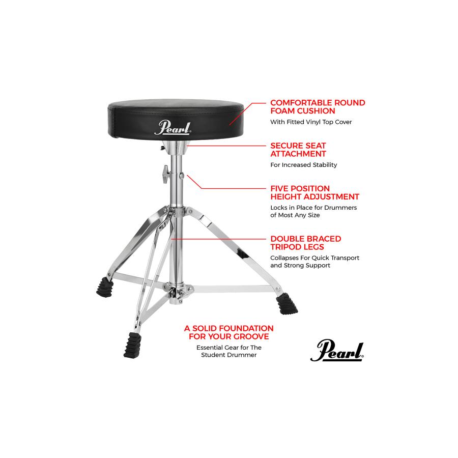 PEARL D-50 Sgabello batteria