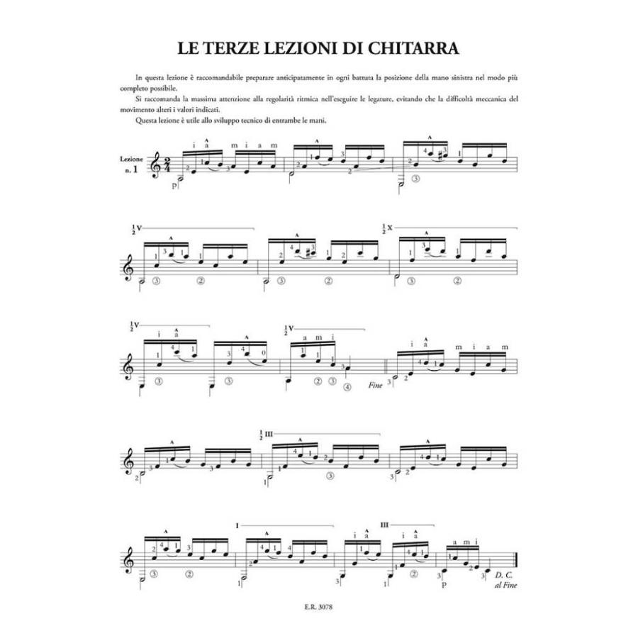 Julio S. Sagreras Le terze lezioni di chitarra