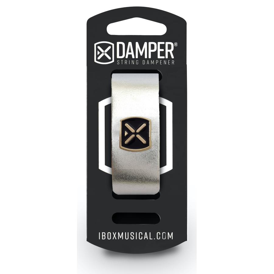IBOX MUSICAL Damper DM SM01 Metallic Silver Leather / Iron Tag