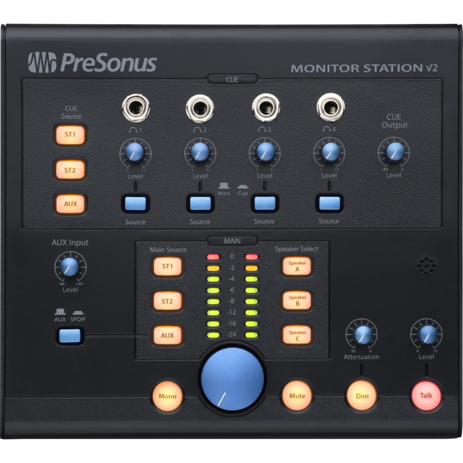 PRESONUS Monitor Station V2 Controller Monitor Nero