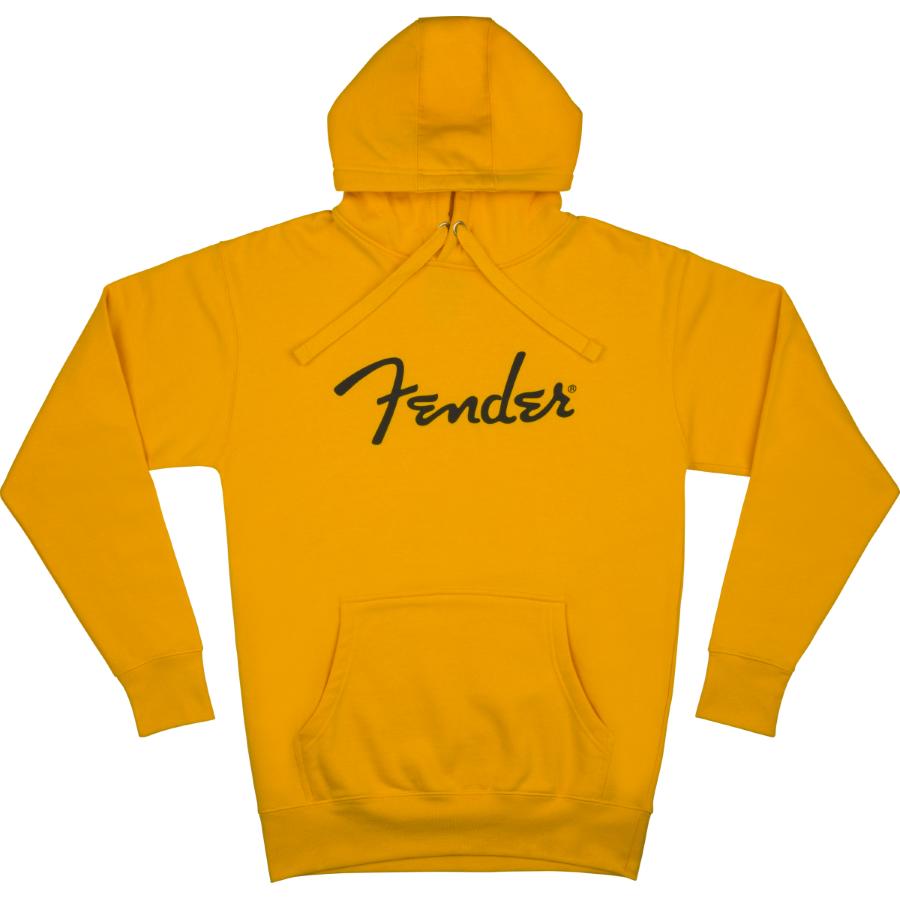 FENDER Felpa Con Cappuccio Spaghetti Logo Butterscotch XL