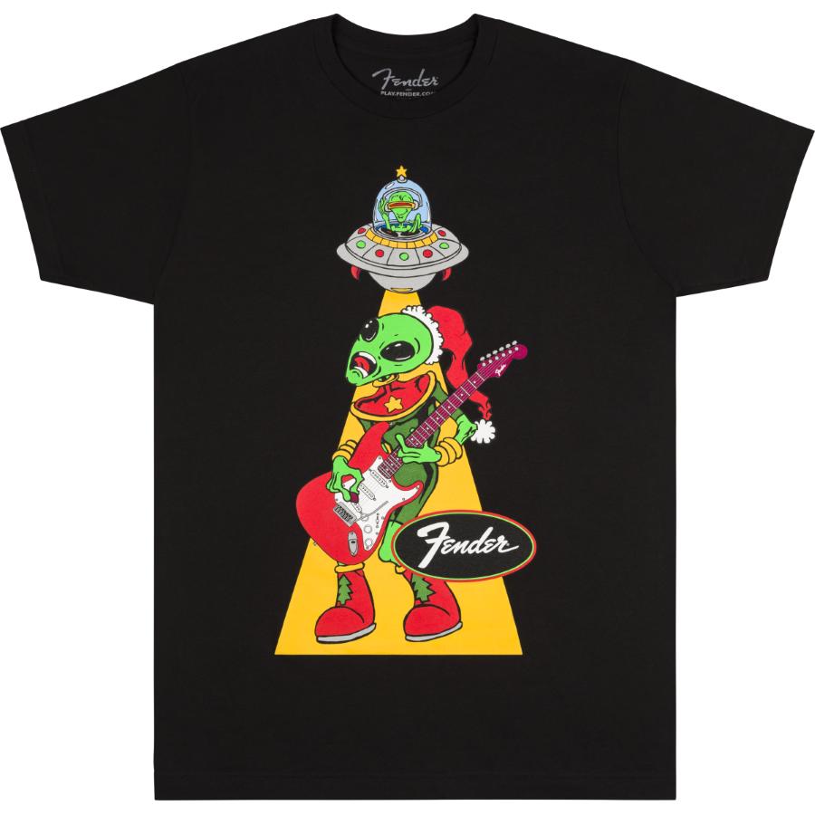 FENDER Maglietta Ugly Christmas Alien Nero L