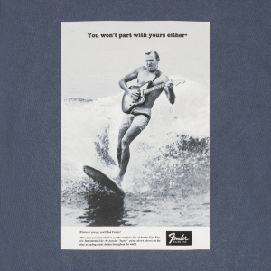 FENDER Maglietta Vintage Ad Surfer Oceano S