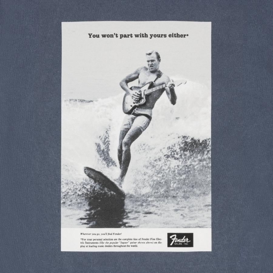 FENDER Maglietta Vintage Ad Surfer Oceano S