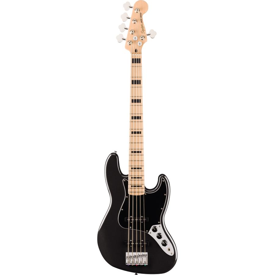 SQUIER Affinity Series Active Jazz Bass V Black Metallic