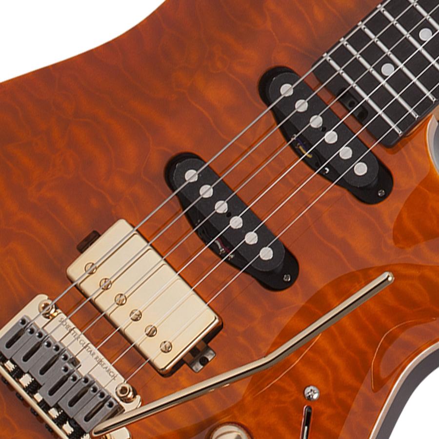 SCHECTER california classic 6-tr-trans amber