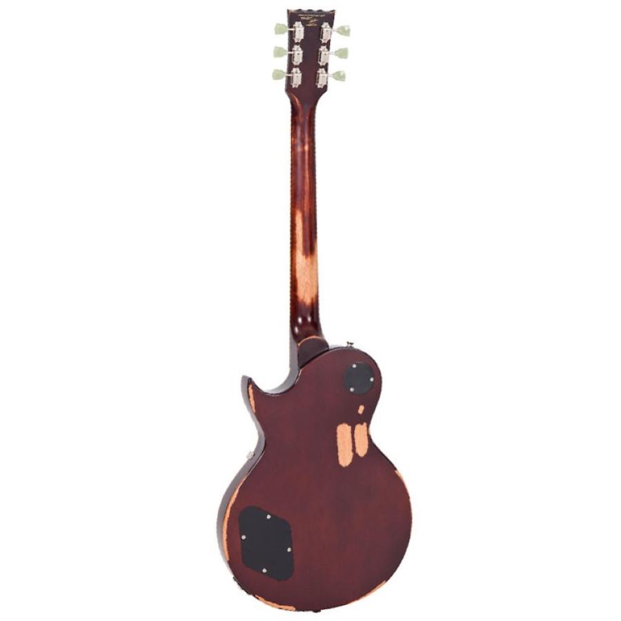 VINTAGE Chitarra Elettrica V100 Icon Distressed Tobacco