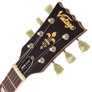 VINTAGE Chitarra Elettrica V100 Icon Distressed Tobacco