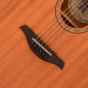 VINTAGE Chitarra Acustica Elettrificata VE300 Folk Satinato
