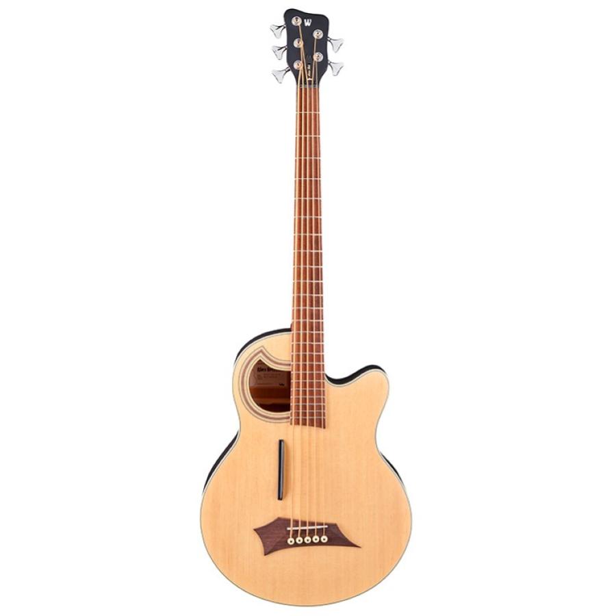 WARWICK Basso Acustico Mancino Alien Deluxe 5 Natural