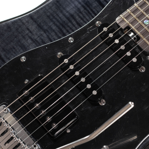 SCHECTER R66 Elite II Ebony Traditional See-Thru Black