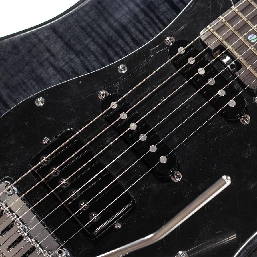 SCHECTER R66 Elite II Ebony Traditional See-Thru Black
