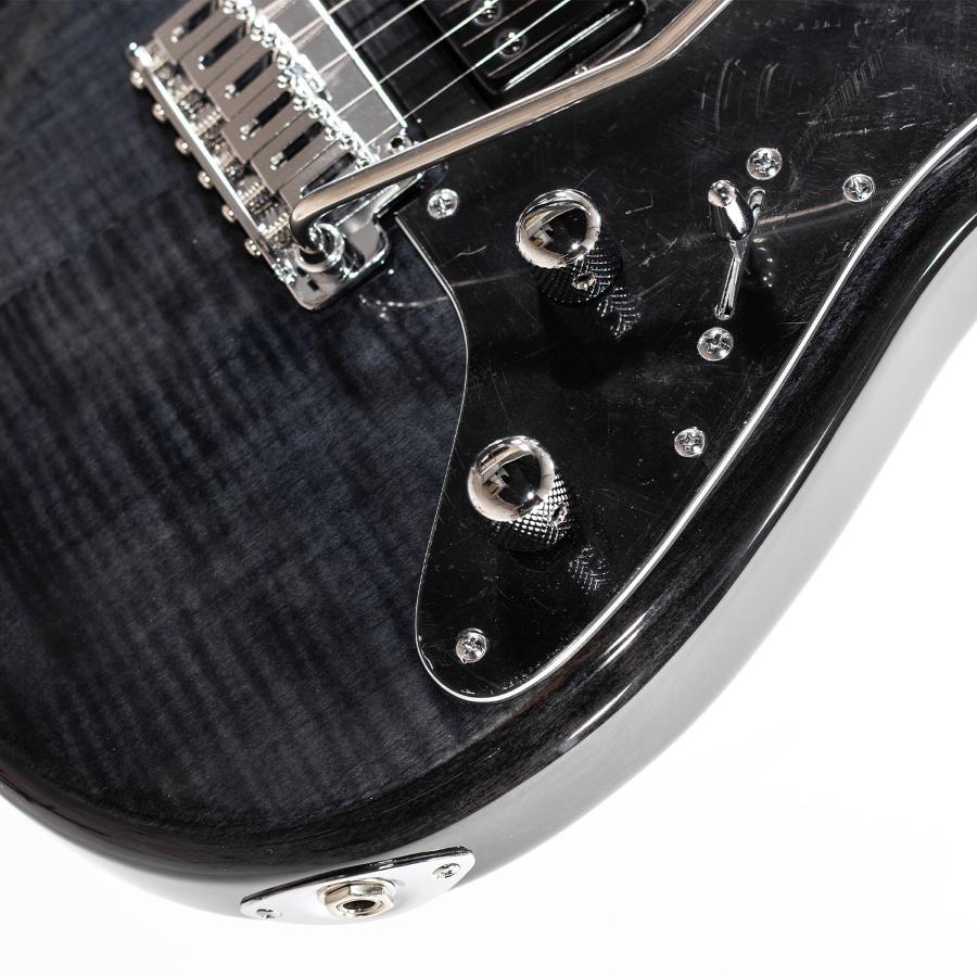 SCHECTER R66 Elite II Ebony Traditional See-Thru Black
