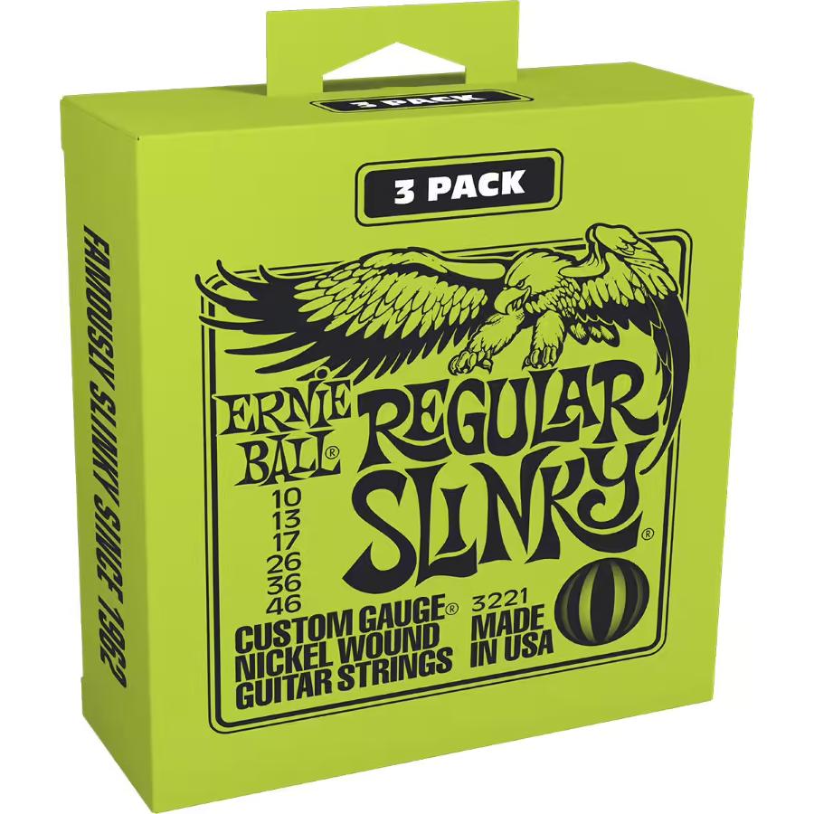 ERNIE BALL 3221 Regular Slinky (3 Pack)