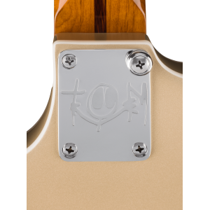 Fender Tom DeLonge Starcaster Chrome Hardware Satin Shoreline Gold