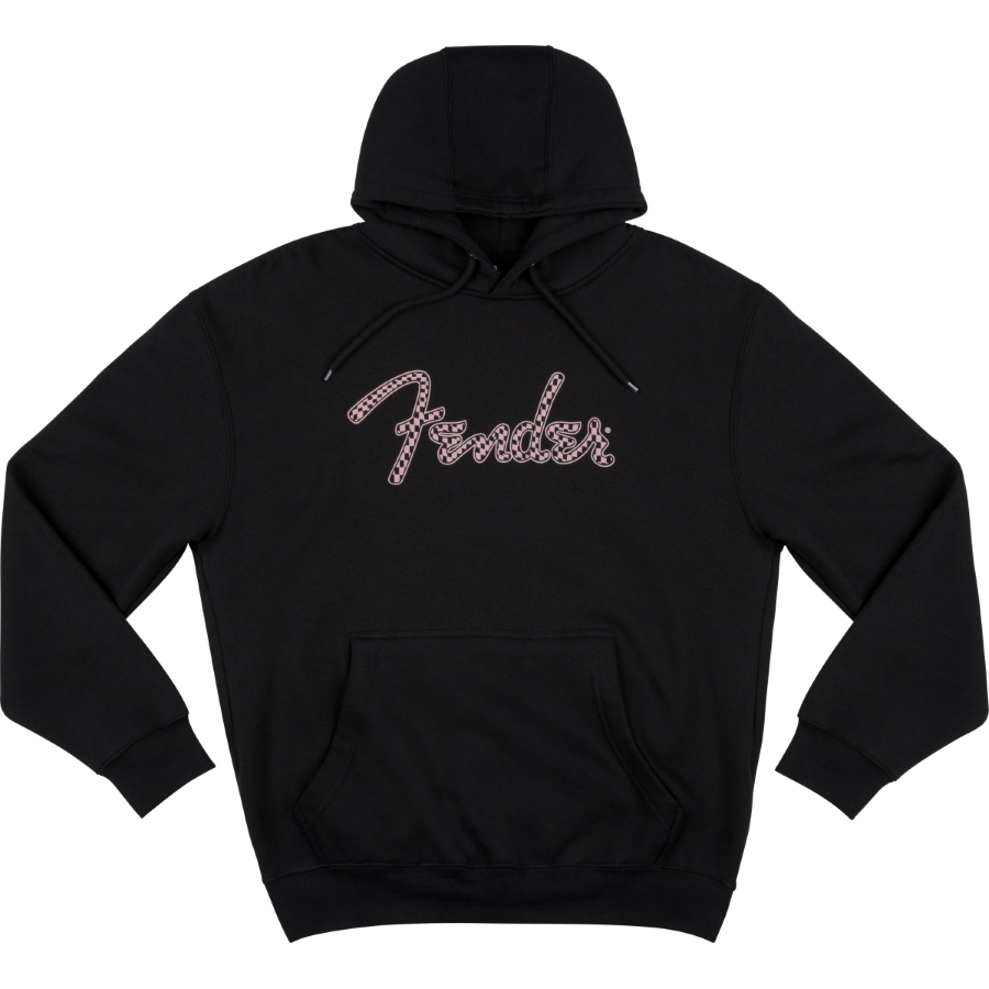 FENDER Felpa Con Cappuccio Spaghetti Logo Pink S