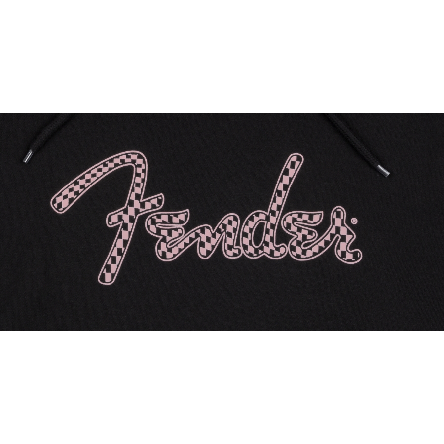 FENDER Felpa Con Cappuccio Spaghetti Logo Pink S