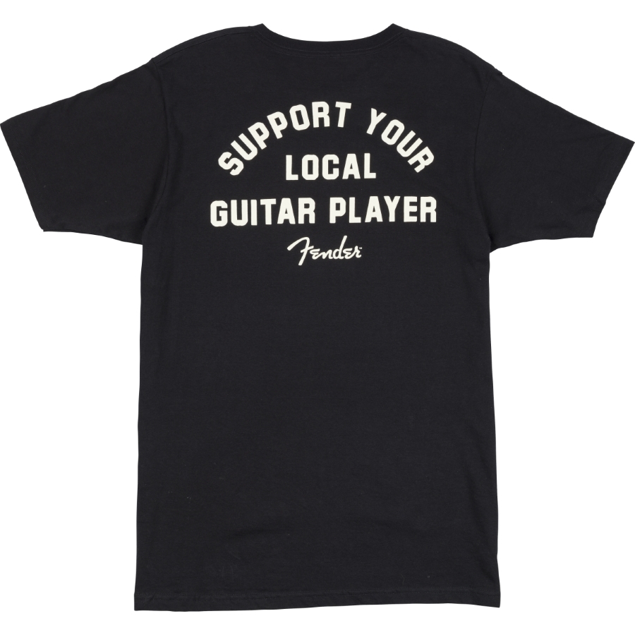 FENDER Maglietta Support Your Local Guitar Player Nero M