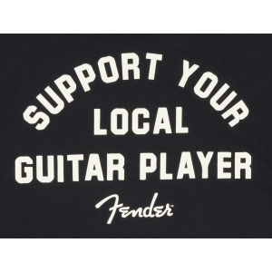 FENDER Maglietta Support Your Local Guitar Player Nero M
