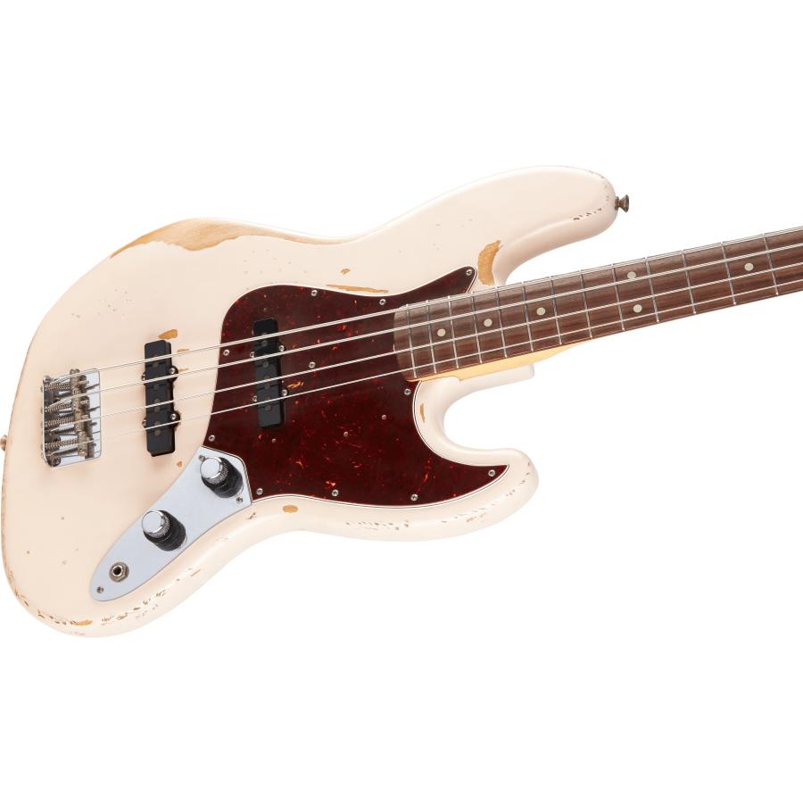 Fender Flea Jazz Bass Roadworn Shell Pink