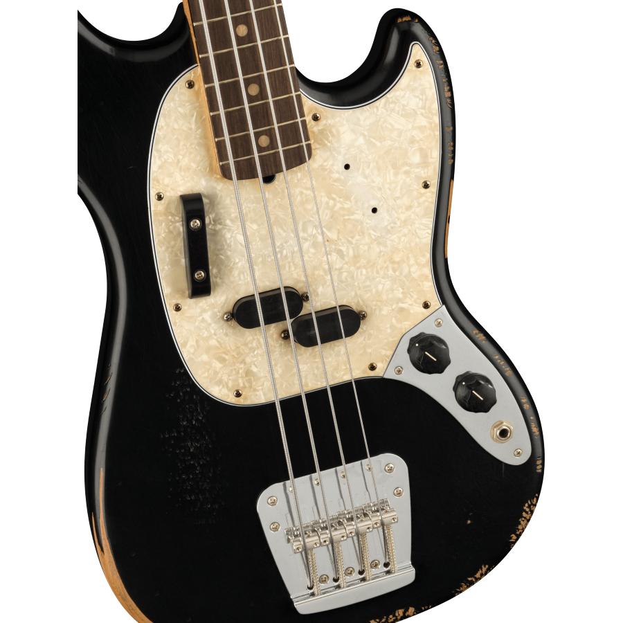 Fender JMJ Road Worn Mustang Bass Black