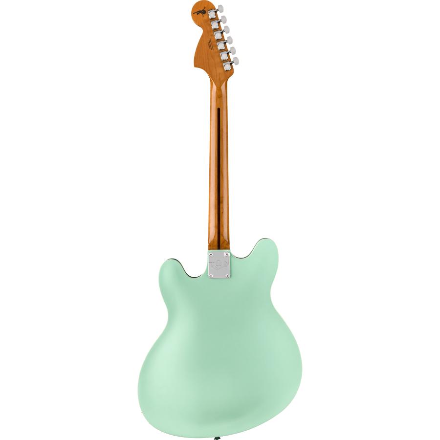 Fender Tom DeLonge Starcaster Chrome Hardware Satin Surf Green