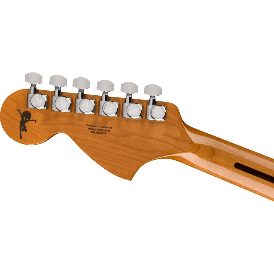 Fender Tom DeLonge Starcaster Chrome Hardware Satin Surf Green