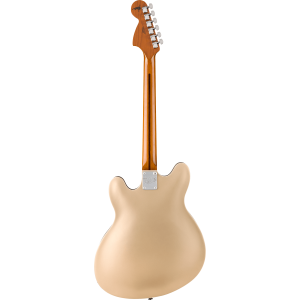 Fender Tom DeLonge Starcaster Chrome Hardware Satin Shoreline Gold