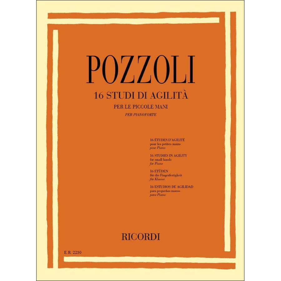 Pozzoli 16 Studi Di Agilita' per piccole mani Libro