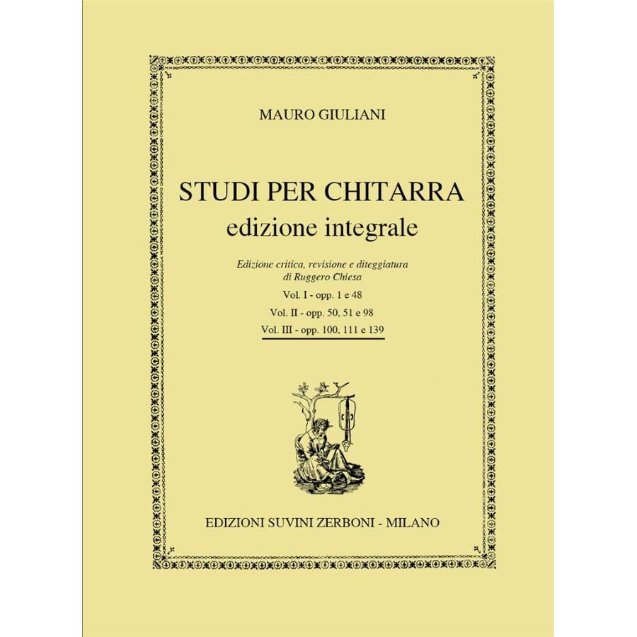 Giuliani Studi Vol.3 Op.100-111-139
