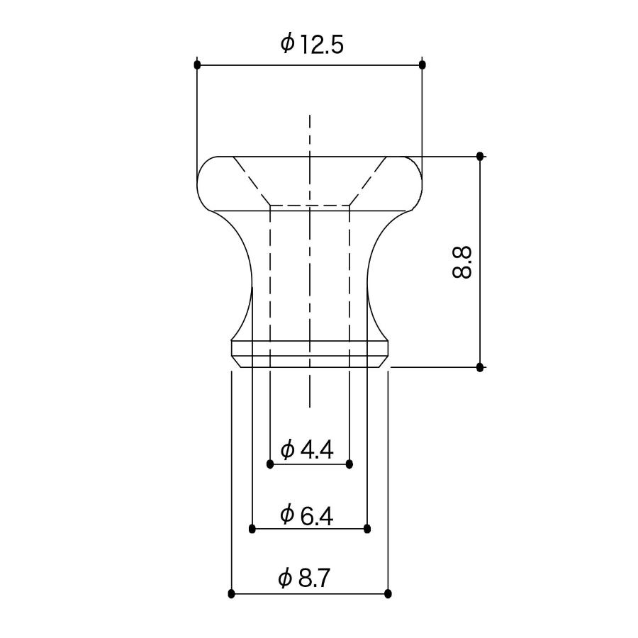 GOTOH EP B1 B Bottoni per tracolla