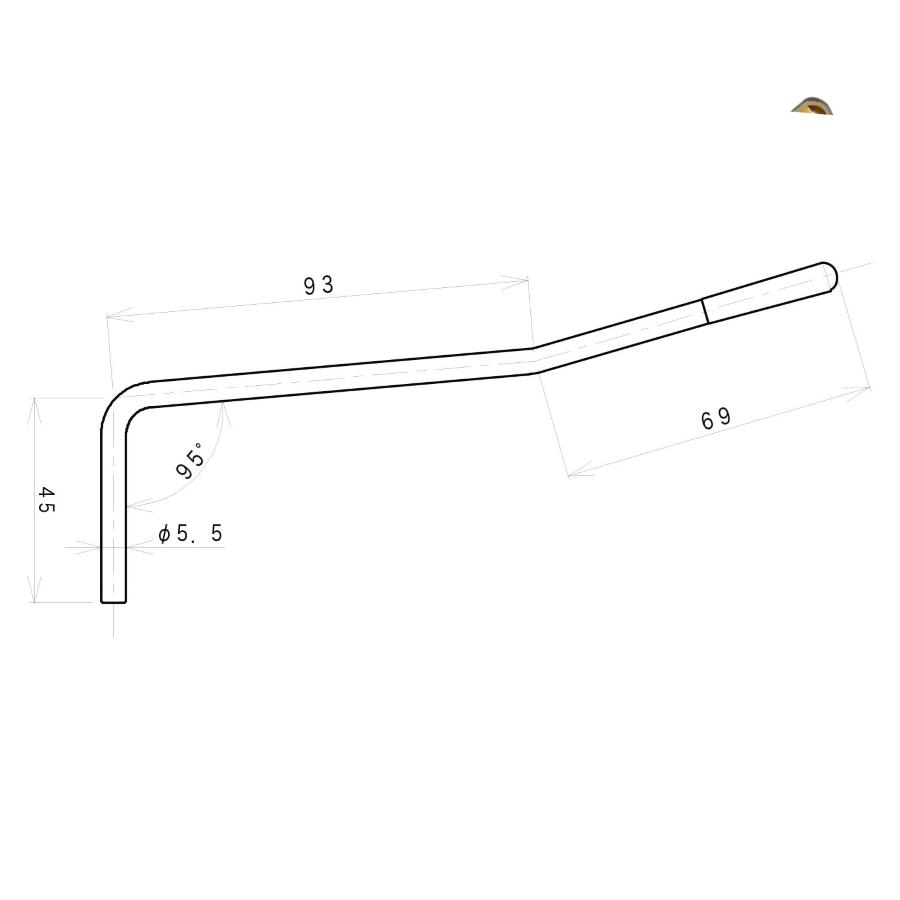 GOTOH F3 L C Leva tremolo mancina