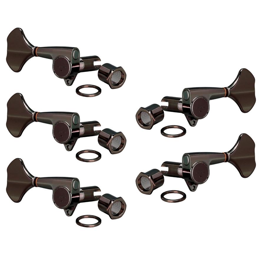 GOTOH GB707 32CK Meccaniche Basso 3L+2R Black Chrome