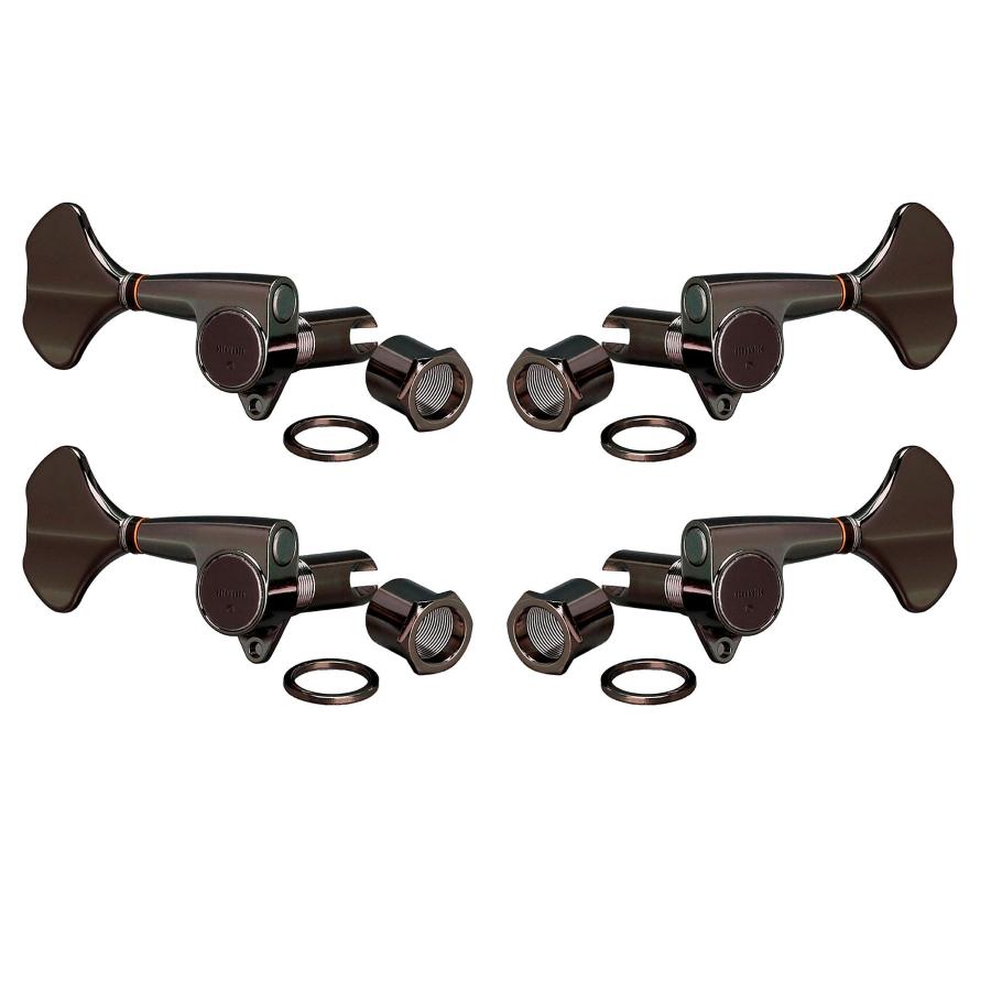 GOTOH GB707 LRCK Meccaniche Basso 2L+2R Black Chrome