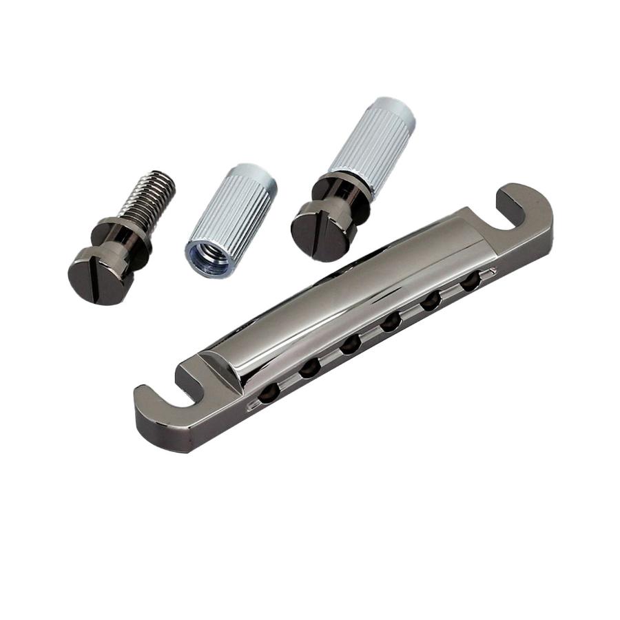 GOTOH GE101A CK Stop Tailpiece 6 Corde Black Chrome