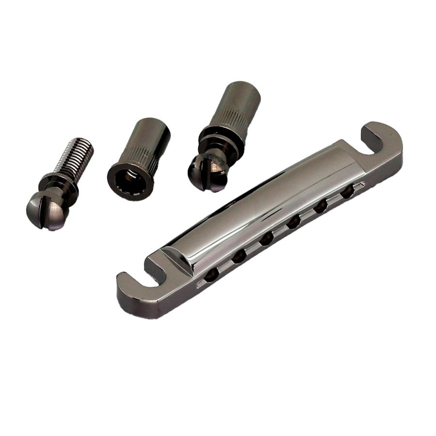GOTOH GE101A T CK Stop Tailpiece 6 Corde Black Chrome