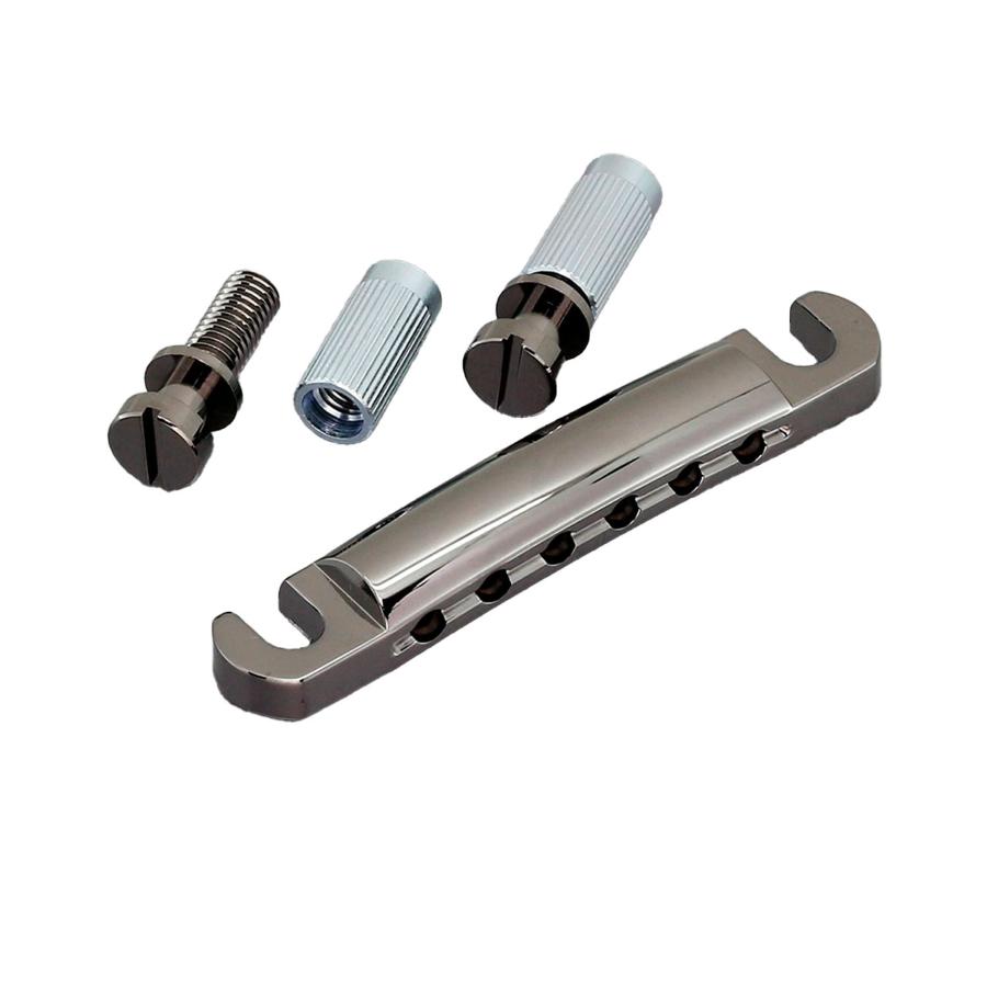 GOTOH GE101Z CK Stop Tailpiece 6 Corde Black Chrome