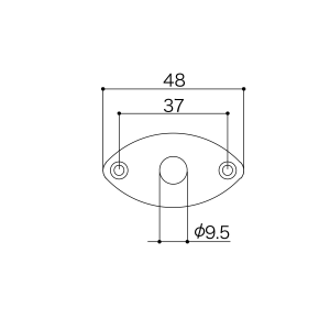 GOTOH JCB 2 B Jack cover in metallo