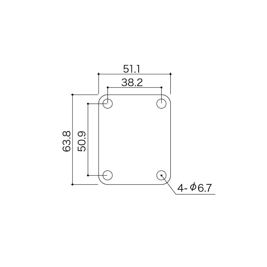 GOTOH NBS 3 CK Neck plate in metallo