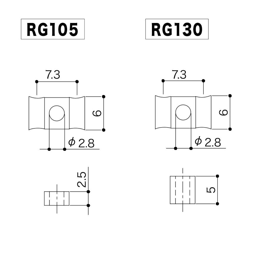 GOTOH RG105 RG130 GG Abbassa corde
