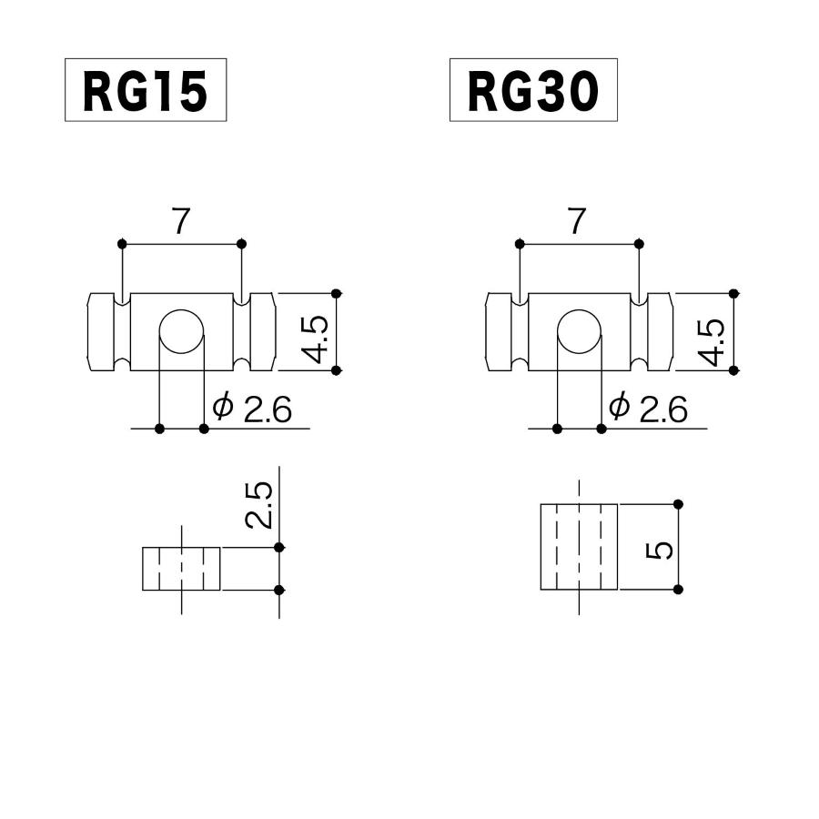 GOTOH RG15 RG30 C Abbassa corde