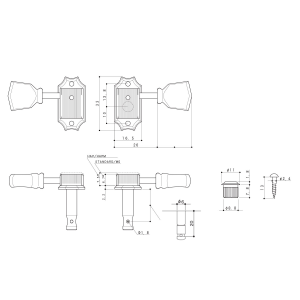 GOTOH SD91MG 05M LB Meccaniche MG 6L Black