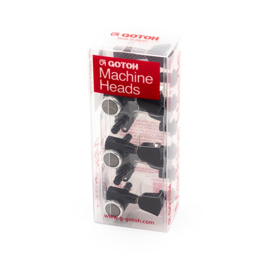 GOTOH SG301MGT 04 LRB Meccaniche Locking 3L+3R Black