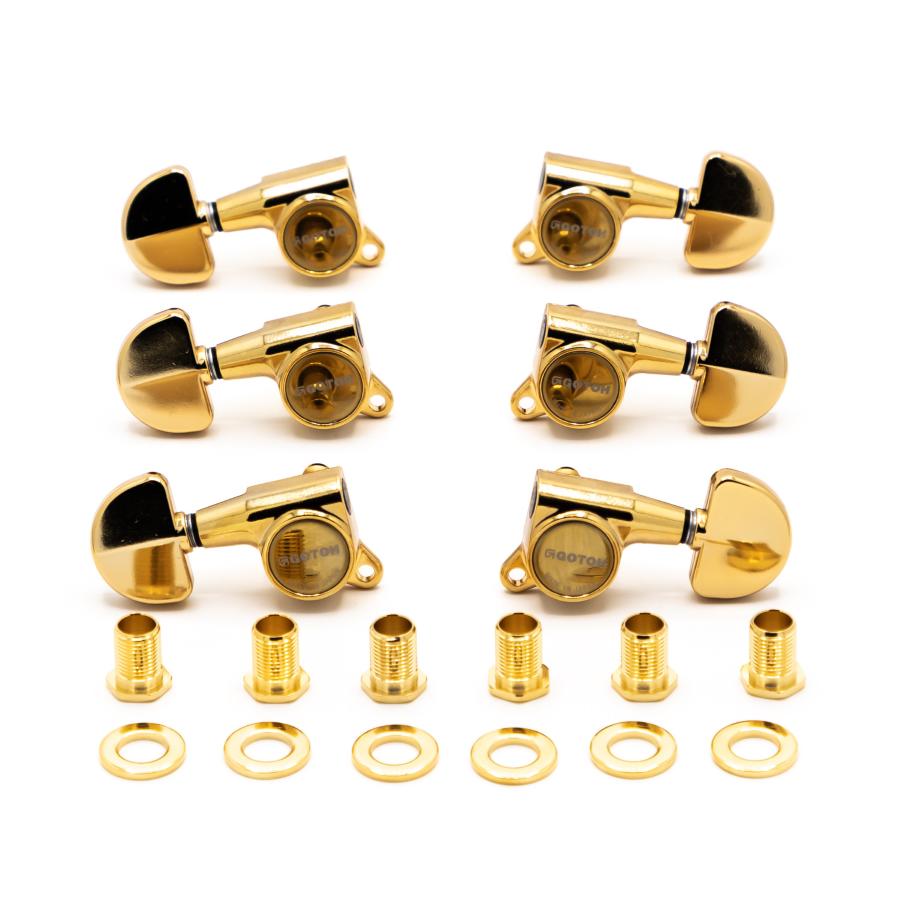 GOTOH SG381 20 LRGG Meccaniche Standard 3L+3R Gold
