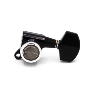 GOTOH SG381MGT 01 LRB Meccaniche Locking 3L+3R Black
