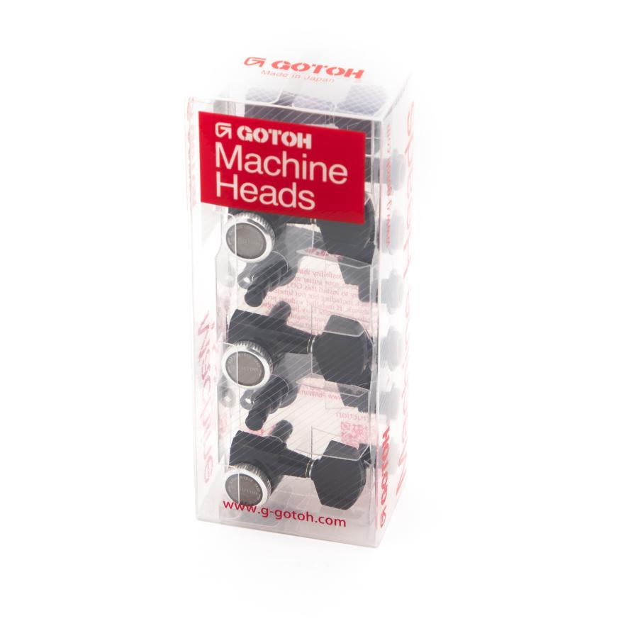 GOTOH SG381MGT 01 LRB Meccaniche Locking 3L+3R Black
