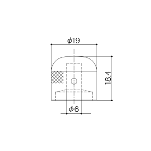 GOTOH VK ART 03 B Manopola
