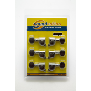 Meccaniche chitarra elettrica cromate (L3 R3) SMH-W-CS-3L3R