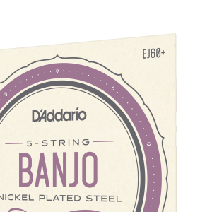 D'Addario EJ60+ 5-String Banjo Nickel Light Plus 9.5-20