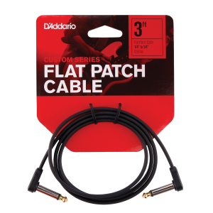D'Addario PW-FPRR-03 Cavo jack angolare piatto per pedaliera